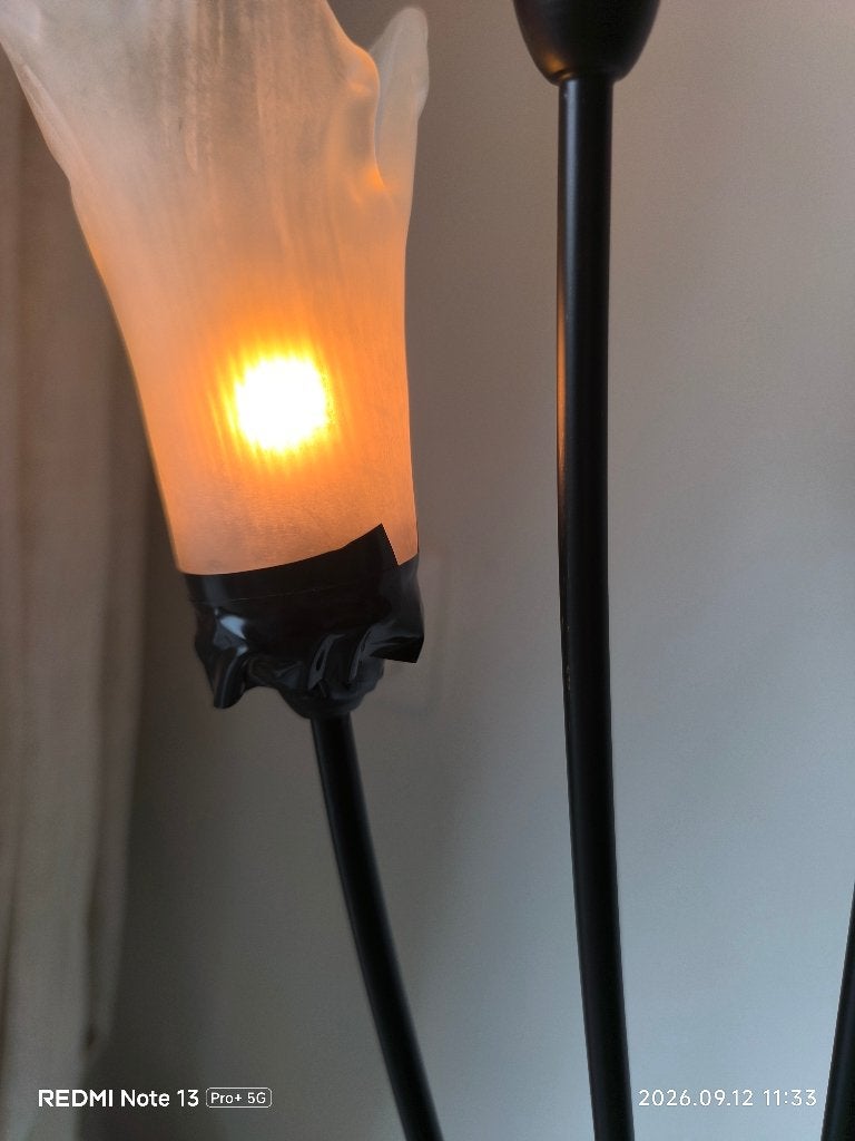 staanlamp, Ophalen, Gebruikt, Metaal, 150 tot 200 cm