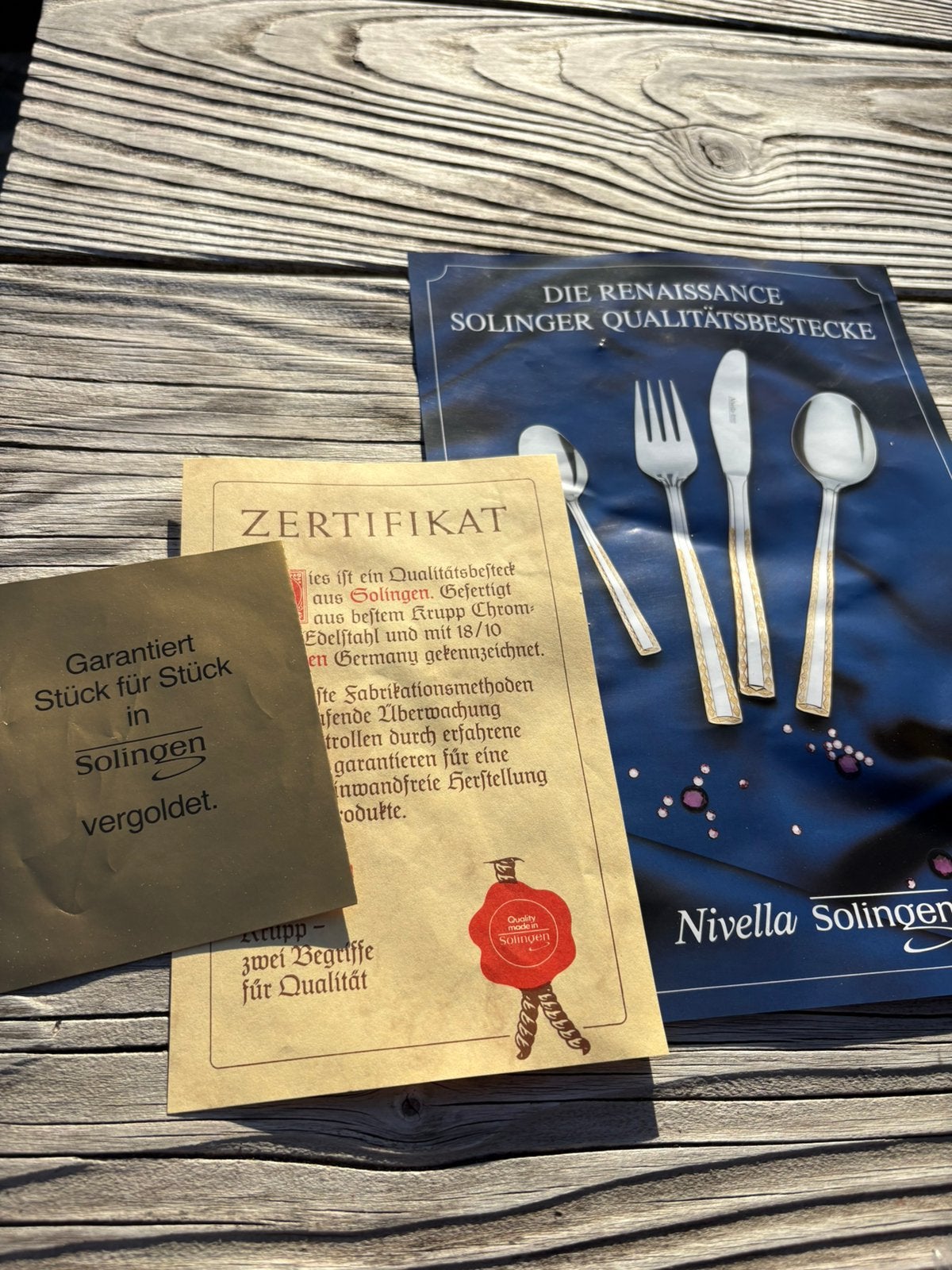 Bestekkoffer solingen, Enlèvement, Comme neuf