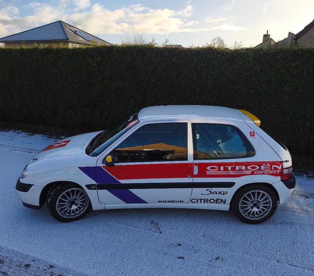 Citroen Saxo VTS rallywagen (rallye), Voorwielaandrijving, Stof, 4 cilinders, Saxo