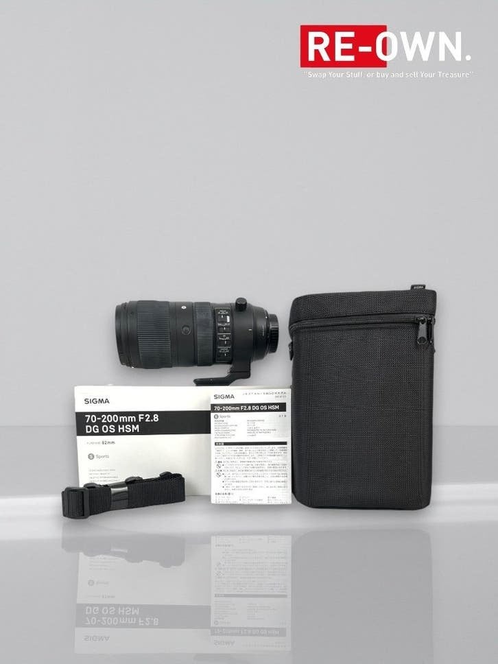 SIGMA 70-200MM F/2.8 SPORTS | CANON EF | TOPSTAAT | DOOS, Sigma, ., Téléobjectif, Comme neuf
