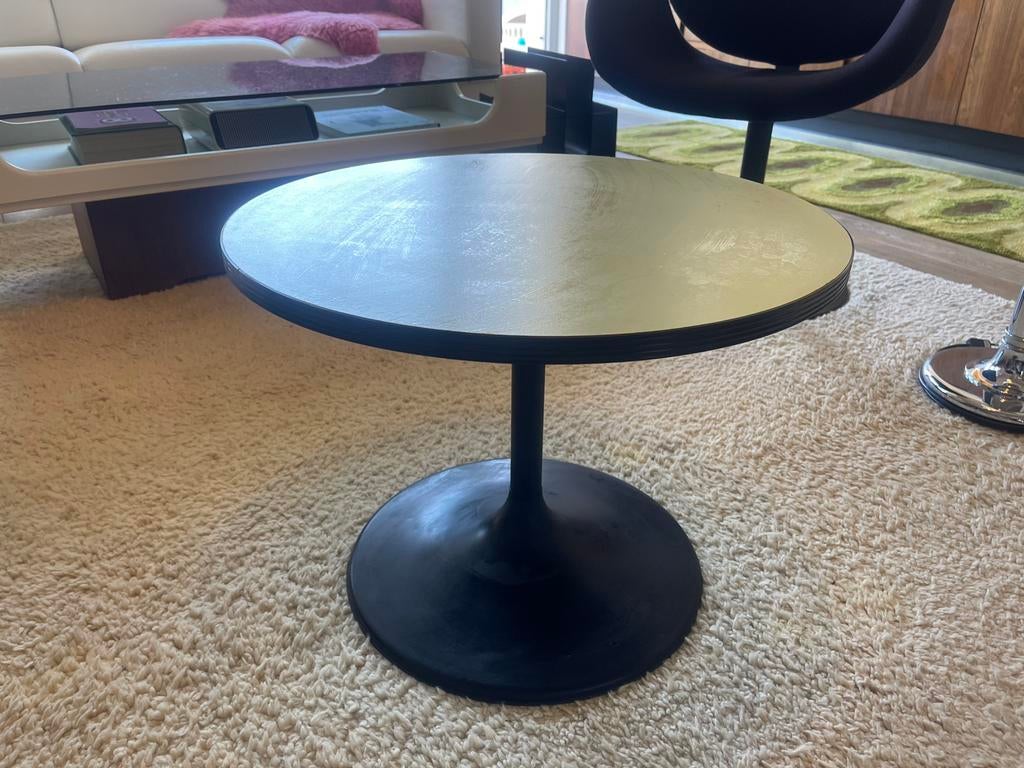 Table vintage sur base en tulipe, Enlèvement, Comme neuf