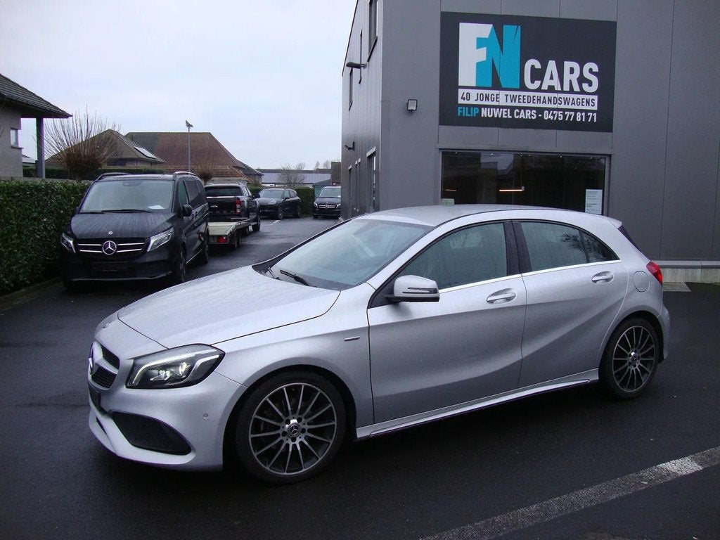 Mercedes-Benz A-CLASS 180 i aut, AMG, 2018, 50.000 km, leder, Autos, Achat, Cruise Control, Entreprise, Noir
