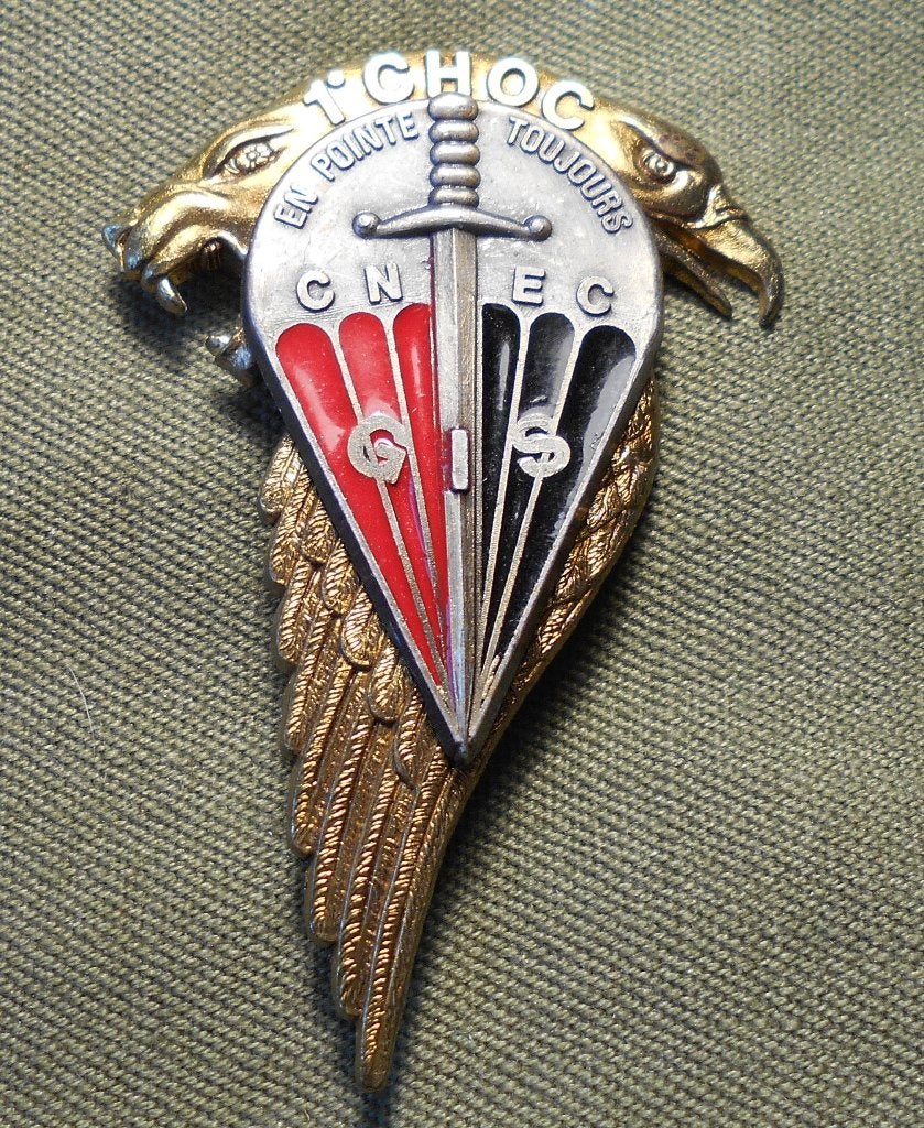 FRANCE / COMMANDO PARA / CNEC / GIS., Verzamelen, Verzenden, Landmacht, Embleem of Badge