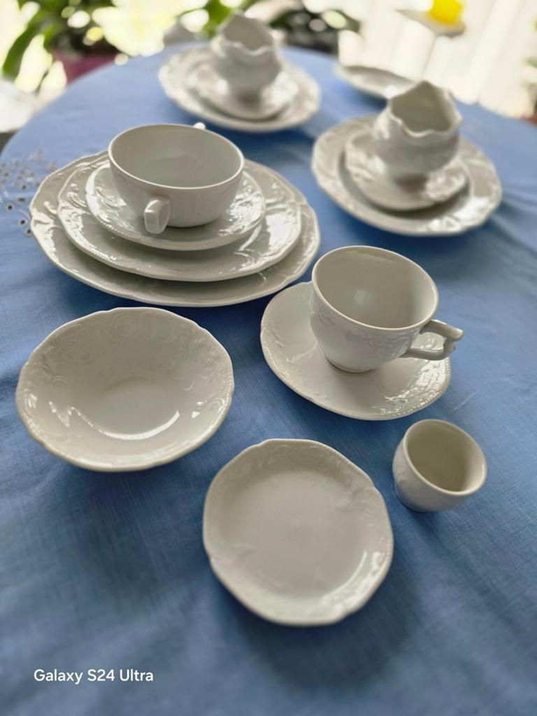 Servies 8 pers Rosenthal Sansoucci White, Antiek en Kunst, Ophalen