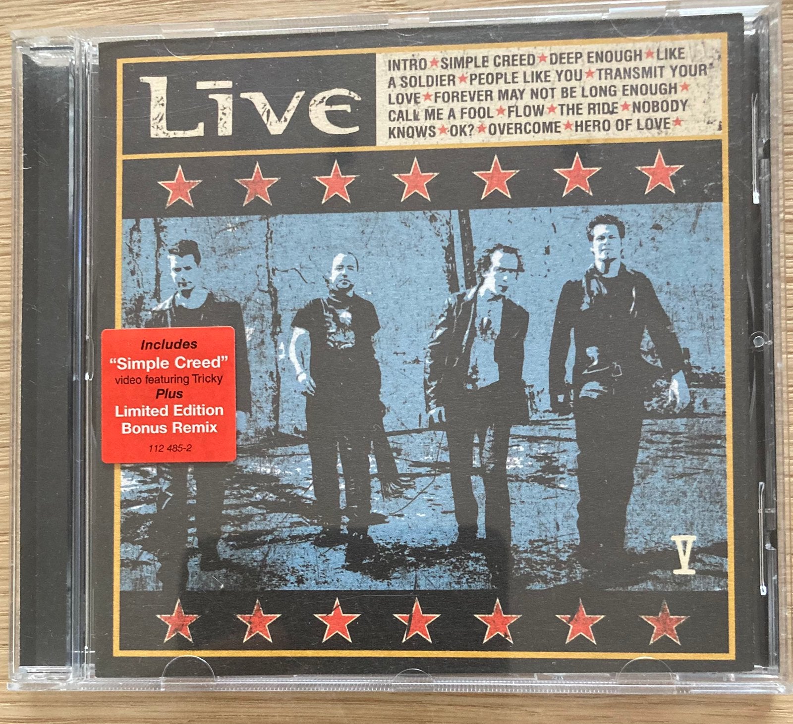 Live - V, Hard rock, Comme neuf, Comprend un boîtier, Enlèvement