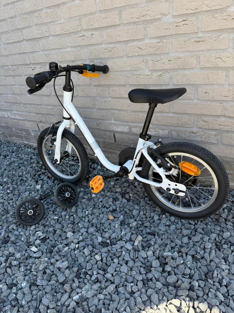 Kinderfiets 14inch voor 0-5 jaar met zijwieltjes, Fietsen en Brommers, Ophalen, Zo goed als nieuw