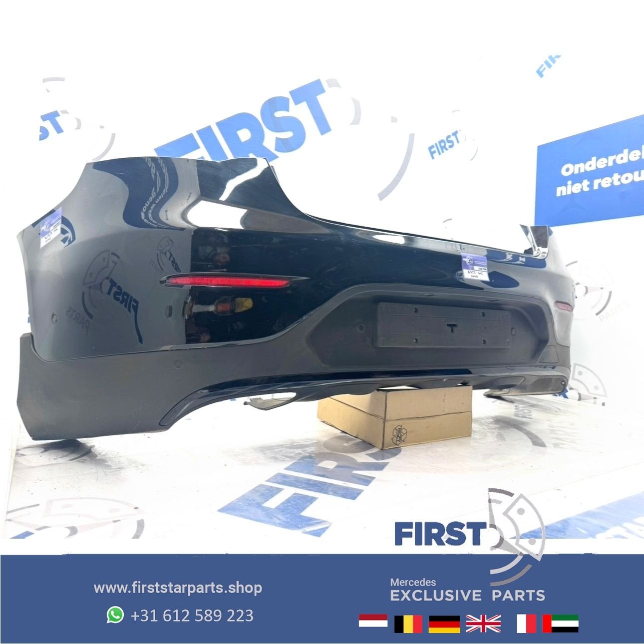 W253 C253 BUMPER GLC COUPÉ AMG ACHTERBUMPER + DIFFUSER GLC43, Arrière, Utilisé, -, -