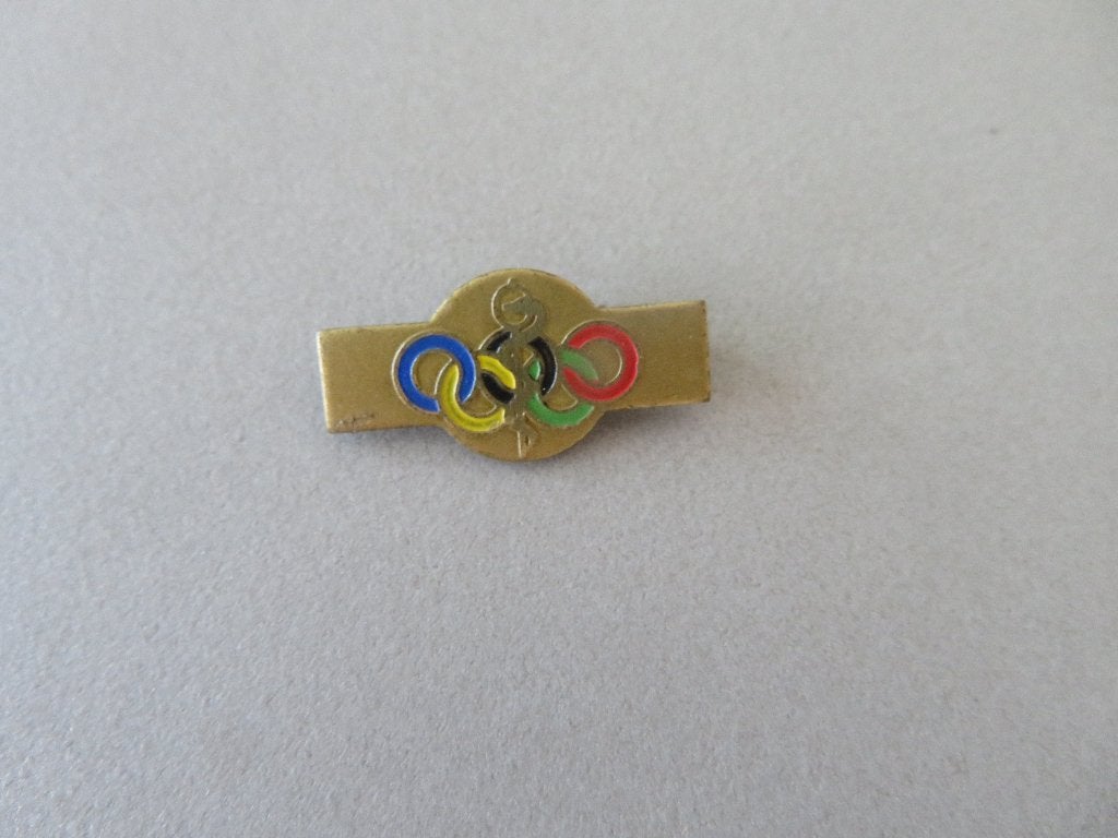 oud speldje Medische staf Olympische Spelen Esculaap staf, Verzamelen, Ophalen of Verzenden, Zo goed als nieuw, Overige typen