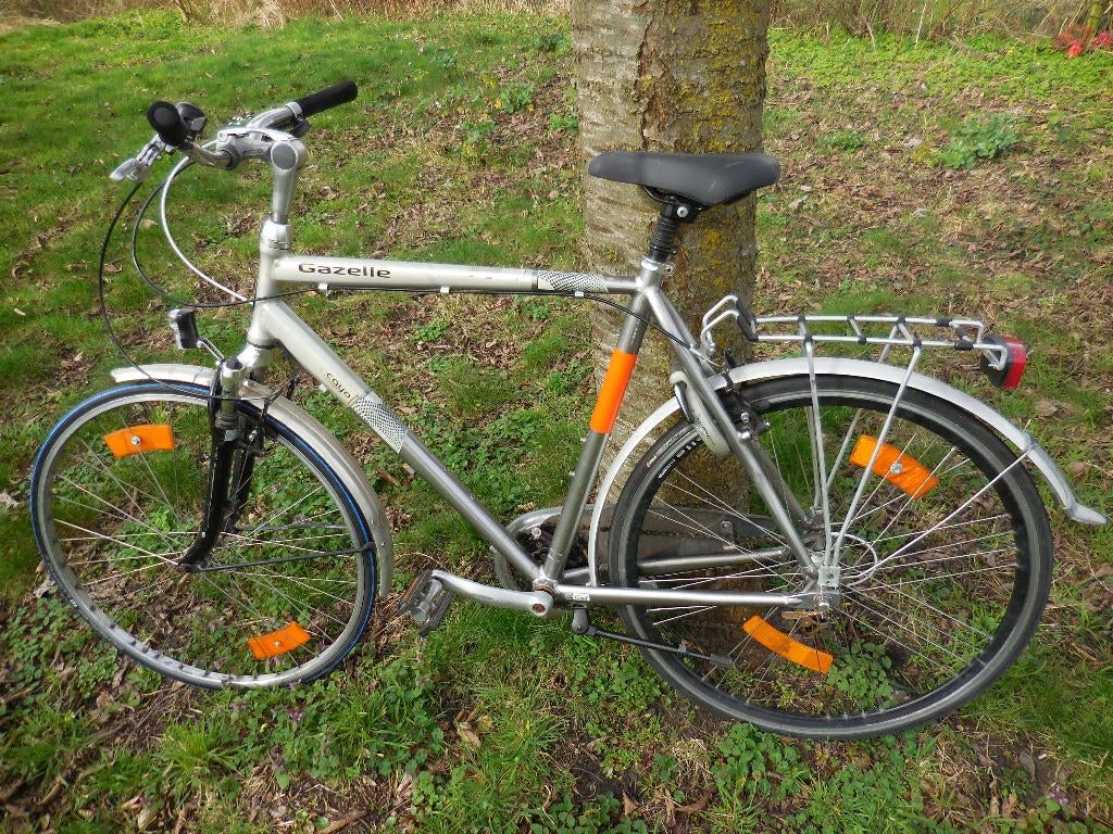 Studentenfiets - herenfiets, Ophalen, Gebruikt, Velgrem, Versnellingen
