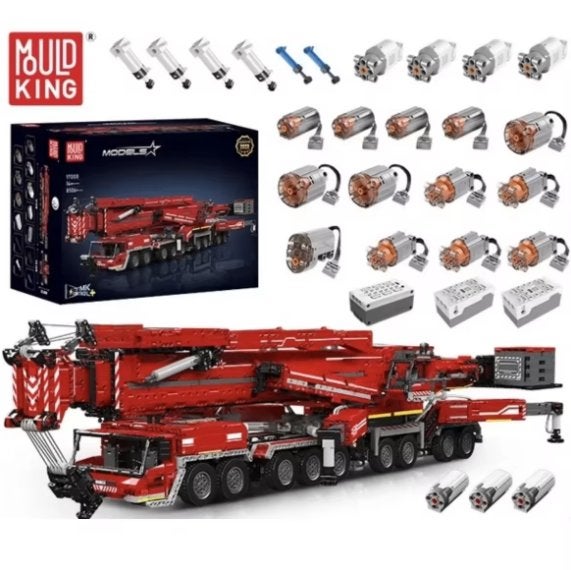 Mould King 17008 – Liebherr Kraan Truck nieuw in dichte doos, Lego, Ophalen of Verzenden, Technic, Complete set
