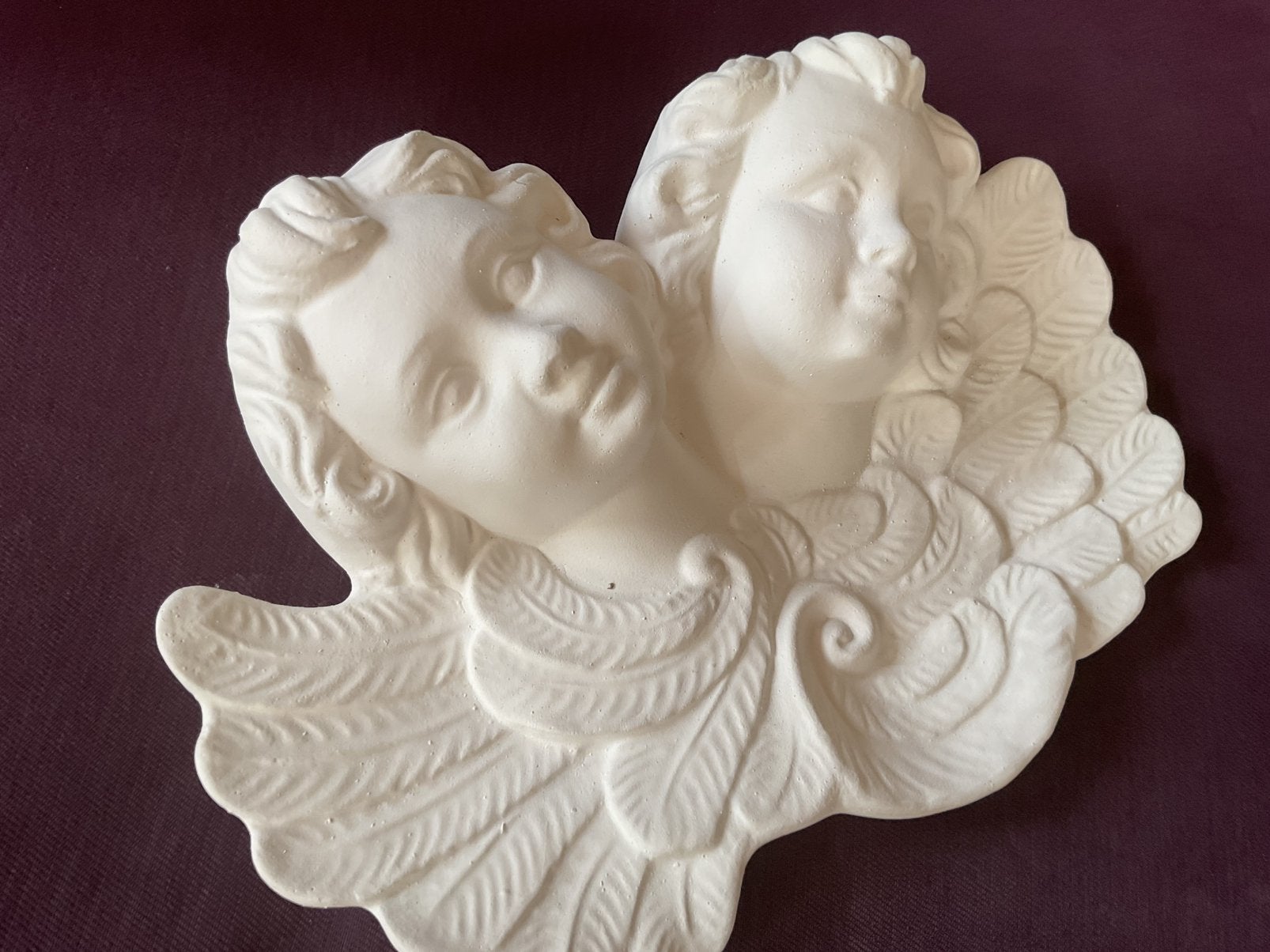 Prachtig duo grote enngeltjes, Maison & Meubles, Accessoires pour la Maison | Décorations murale, Vintage, Enlèvement, Comme neuf
