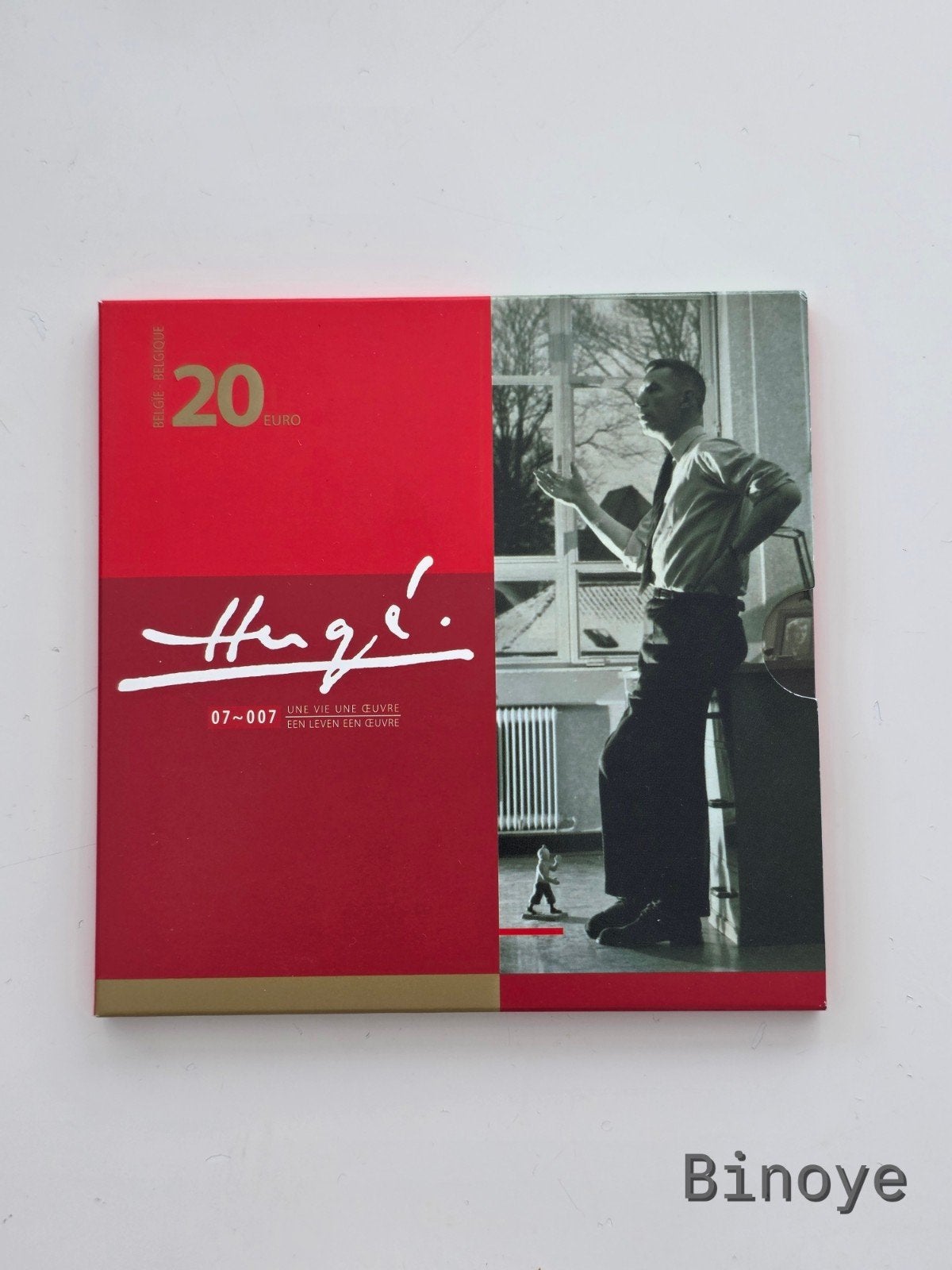 20 Euro België 2007 Hergé Kuifje Zilver BE Set, Ophalen of Verzenden, België, Overige waardes, Zilver