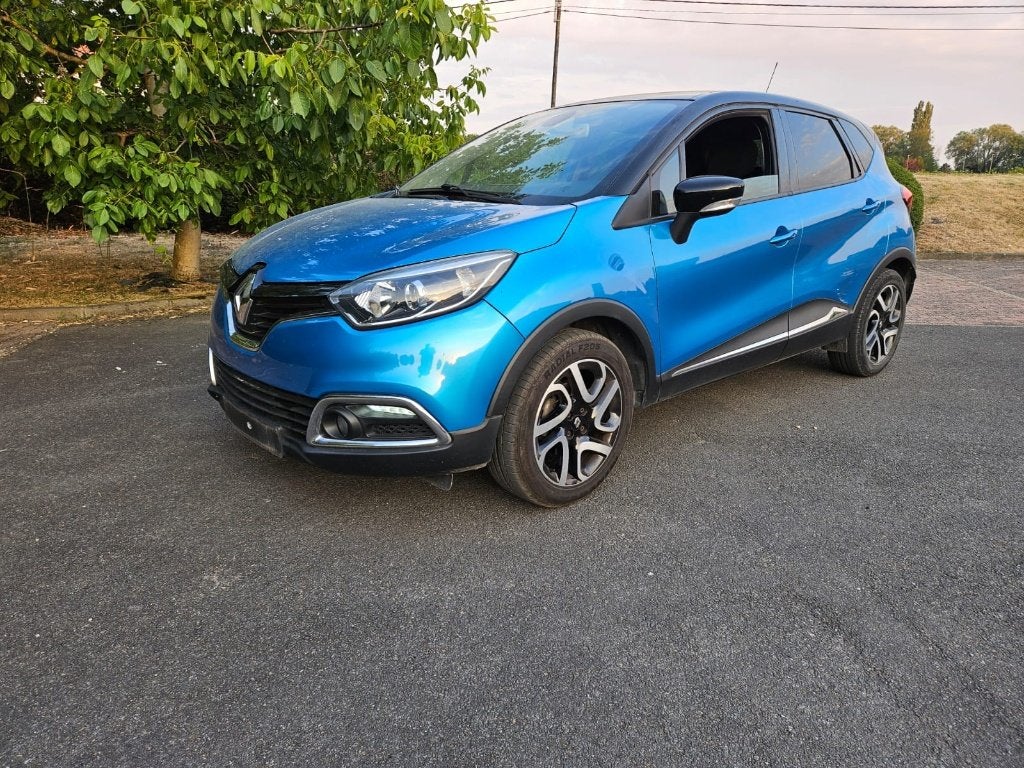 Renault Captur 1.5 dCi  ACHTERUITRIJCAMERA  GPS  AIRCO, Auto's, Voorwielaandrijving, Euro 5, Stof, Zwart