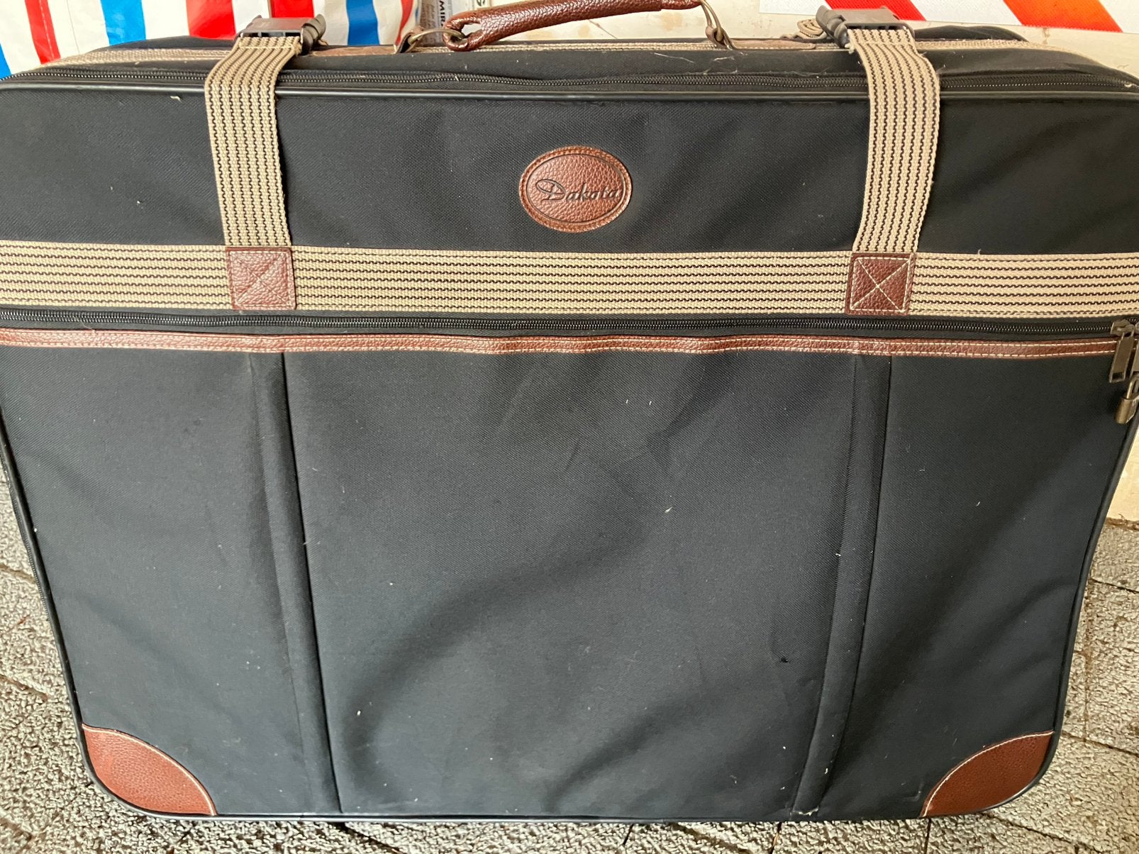 Oude reiskoffer. Bruin, Handtassen en Accessoires, Ophalen, Gebruikt, Bruin, Wieltjes