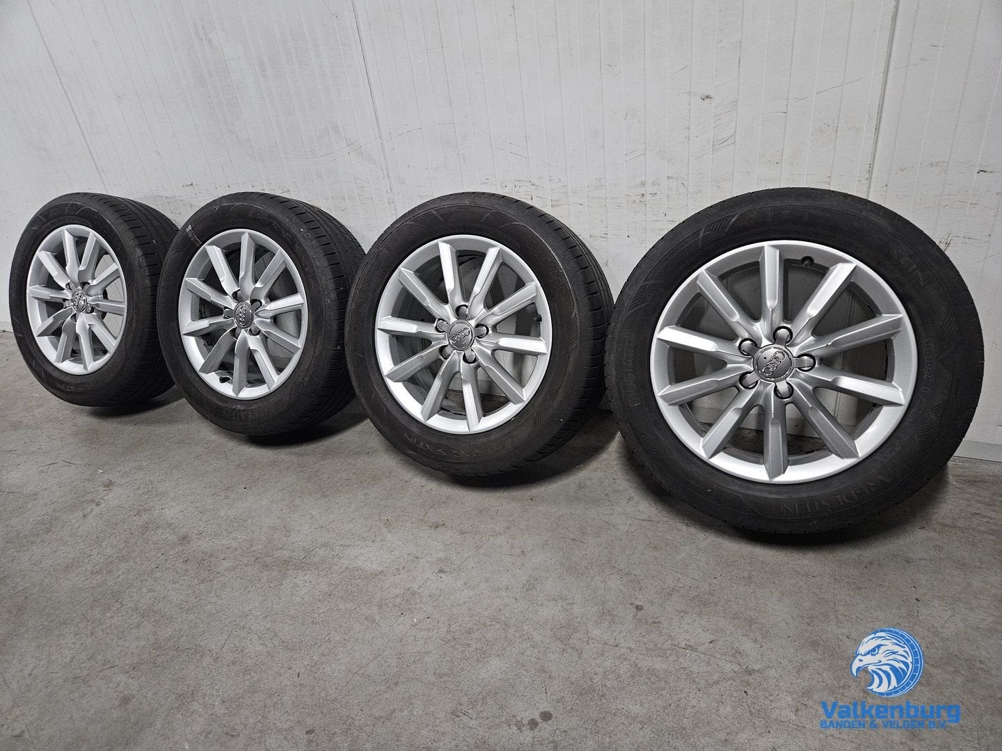 5-6mm! Originele Audi Q3 8U 17 inch velgen 5x112 zomerbanden, Gebruikt, -, -, Banden en Velgen