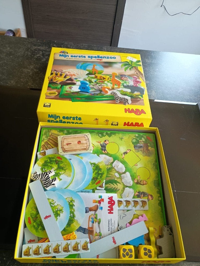 Mon premier jeu de zoo, le jeu de plateau HABA, Enlèvement, Comme neuf, Haba