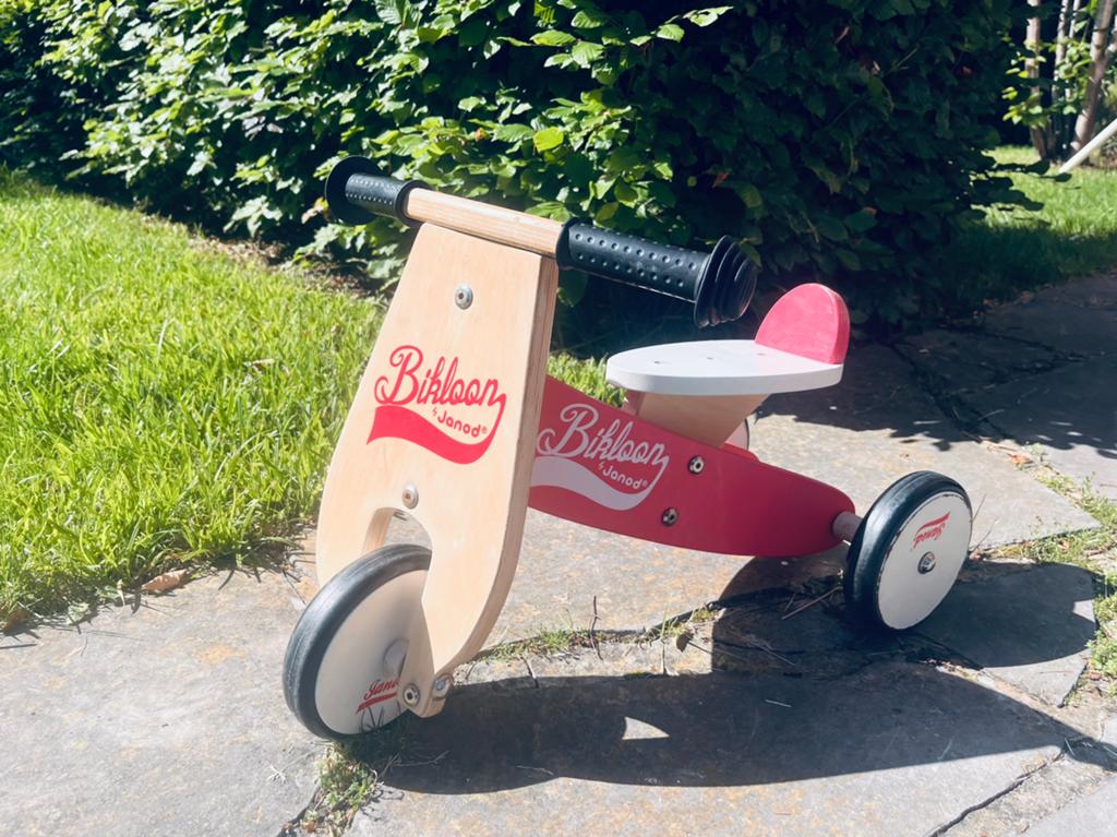 Vélo/vélo d'équilibre en bois Janod, Enlèvement, Utilisé
