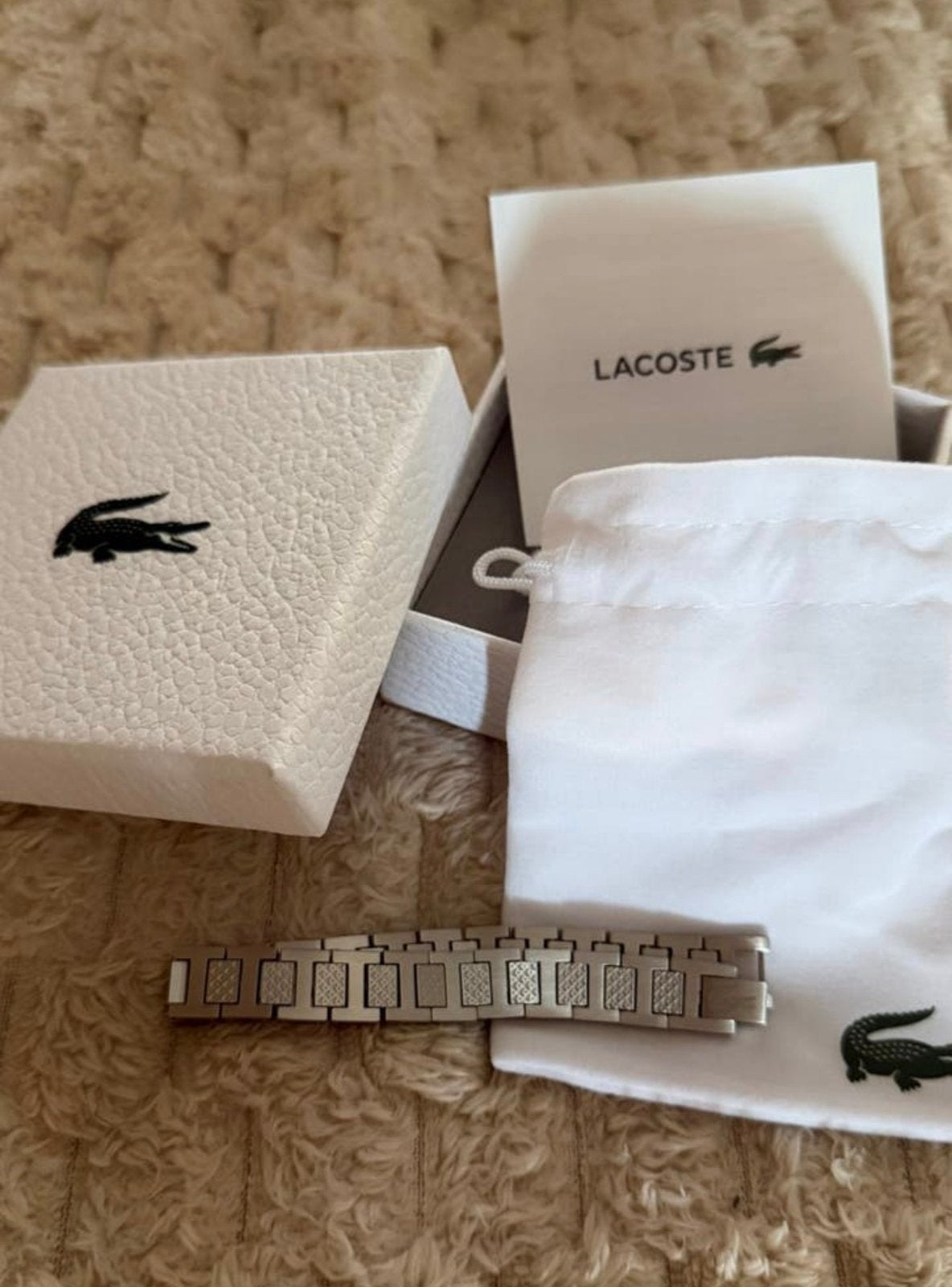 Bracelet Lacoste, Enlèvement ou Envoi, Comme neuf