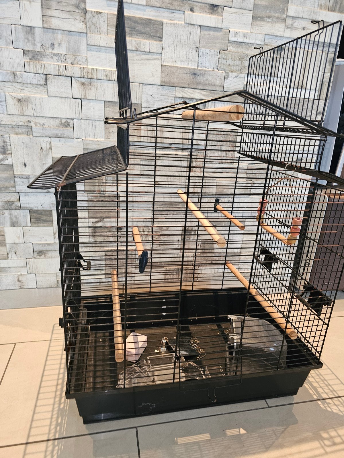Kooi voor kleine papegaaien of vogels, Enlèvement, Utilisé, Métal, Cage à oiseaux