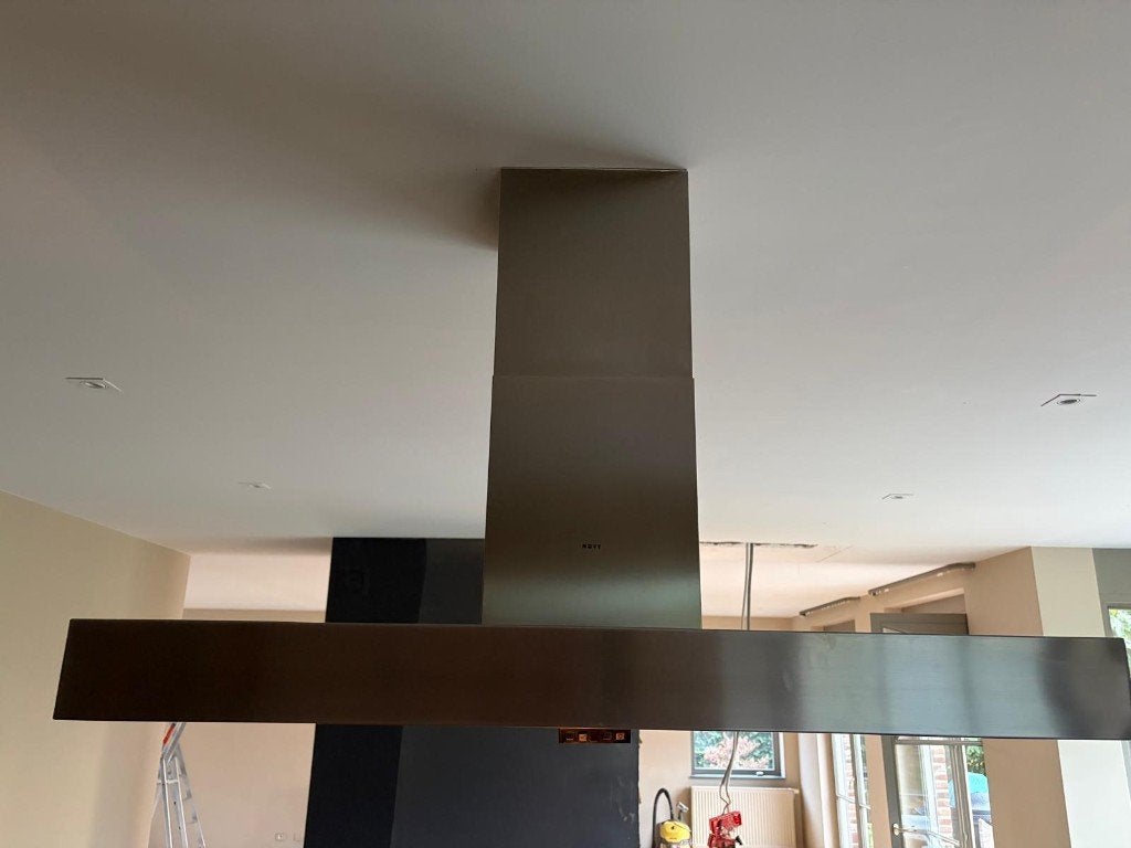 Novy proline eilanddampkap 120cm Inox, Electroménager, Hotte pour îlot, Enlèvement, Utilisé, Autoportant