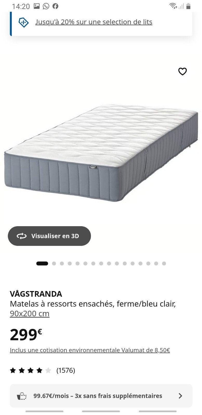 1, Maison & Meubles, Chambre à coucher | Matelas & Sommiers