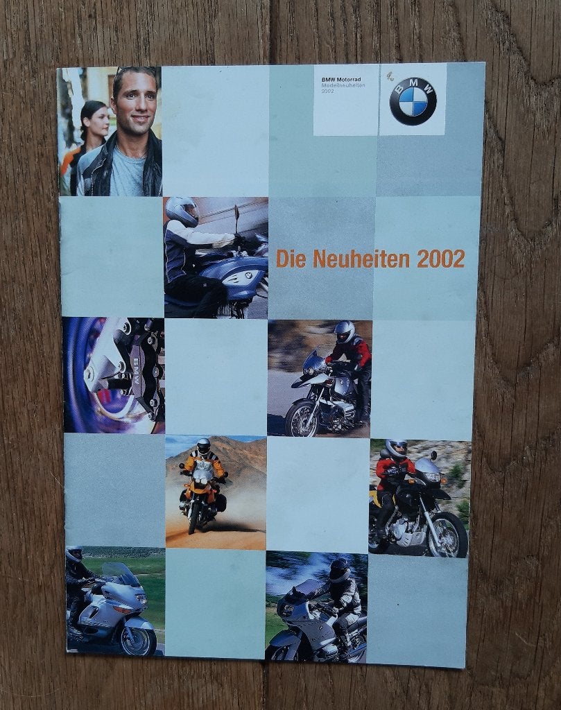 BMW Motorrad brochure 'Die Neuheiten 2002', Motos, Enlèvement ou Envoi, BMW