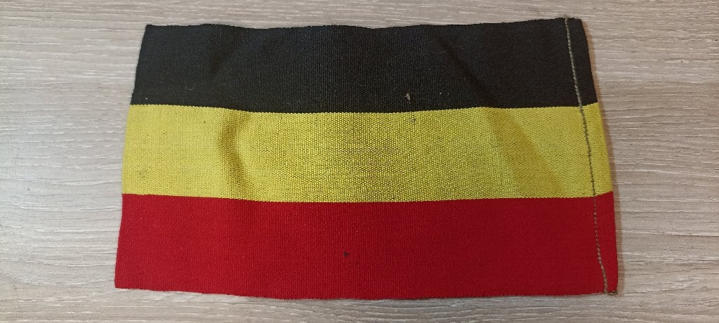 Rare brassard Militaire Officiel Belge avec tampon ww2, Collections, Envoi, Armée de terre, Autres types