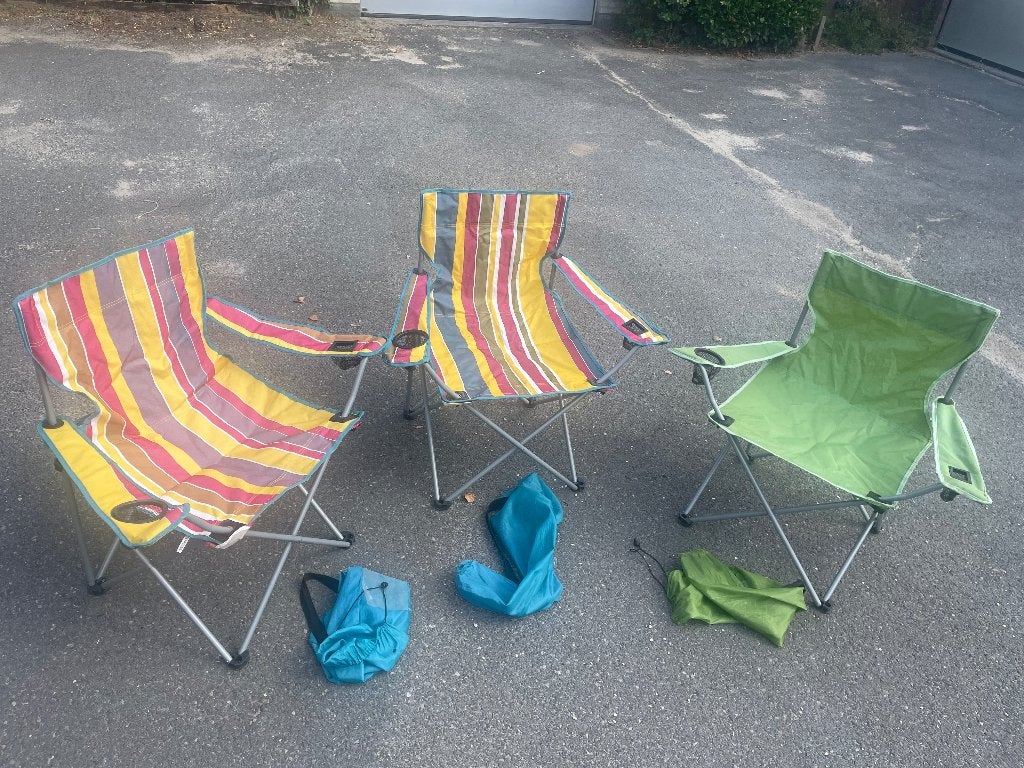 Kampeerstoelen, Caravans en Kamperen, Kampeermeubelen, Ophalen, Zo goed als nieuw, Campingstoel