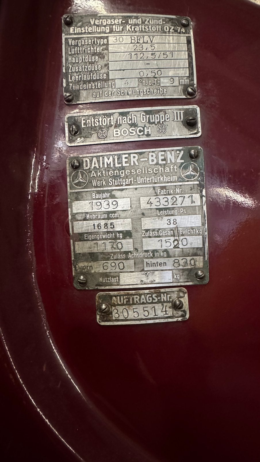 Mercedes 170V Cabriolet B bj 1939, foto 12
