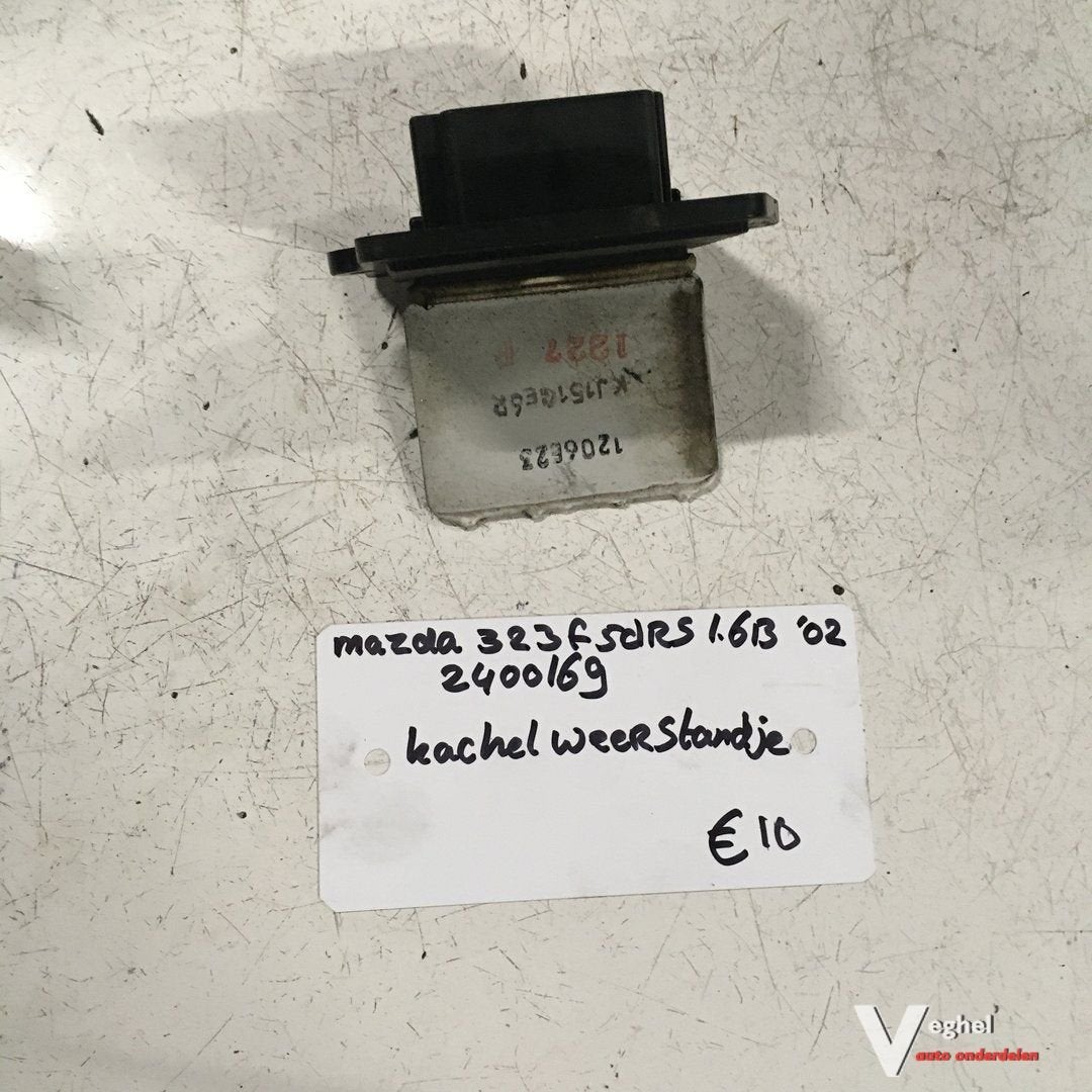 Mazda 323F 5drs 1.6 B 2002 Wagennr 2400169  Kachelweerstand, Gebruikt, -, -, Ophalen of Verzenden