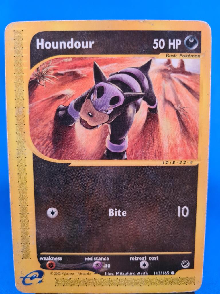 Houndour 113/165 - Expedition Base Set, Verzenden, Gebruikt