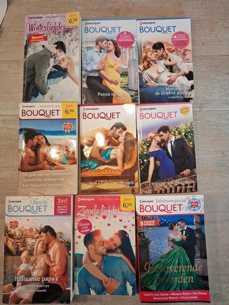Pakket Bouquet boekjes, Ophalen