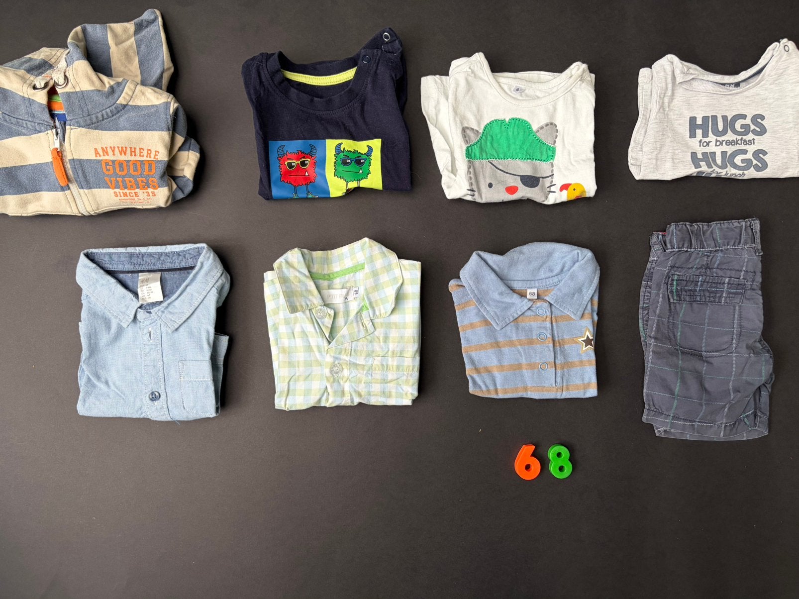 Maat 68 kleding pakket JONGEN, Ophalen of Verzenden, Zo goed als nieuw, Maat 68