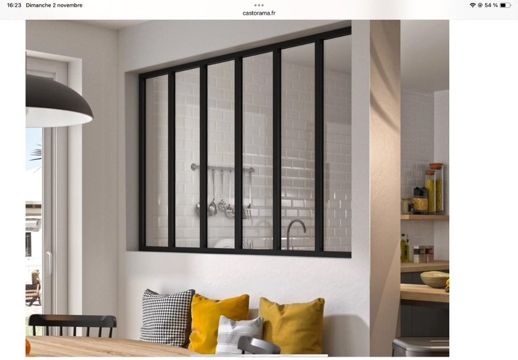 cloison intérieure vitrée, Enlèvement, Comme neuf, Aluminium, Châssis de fenêtre
