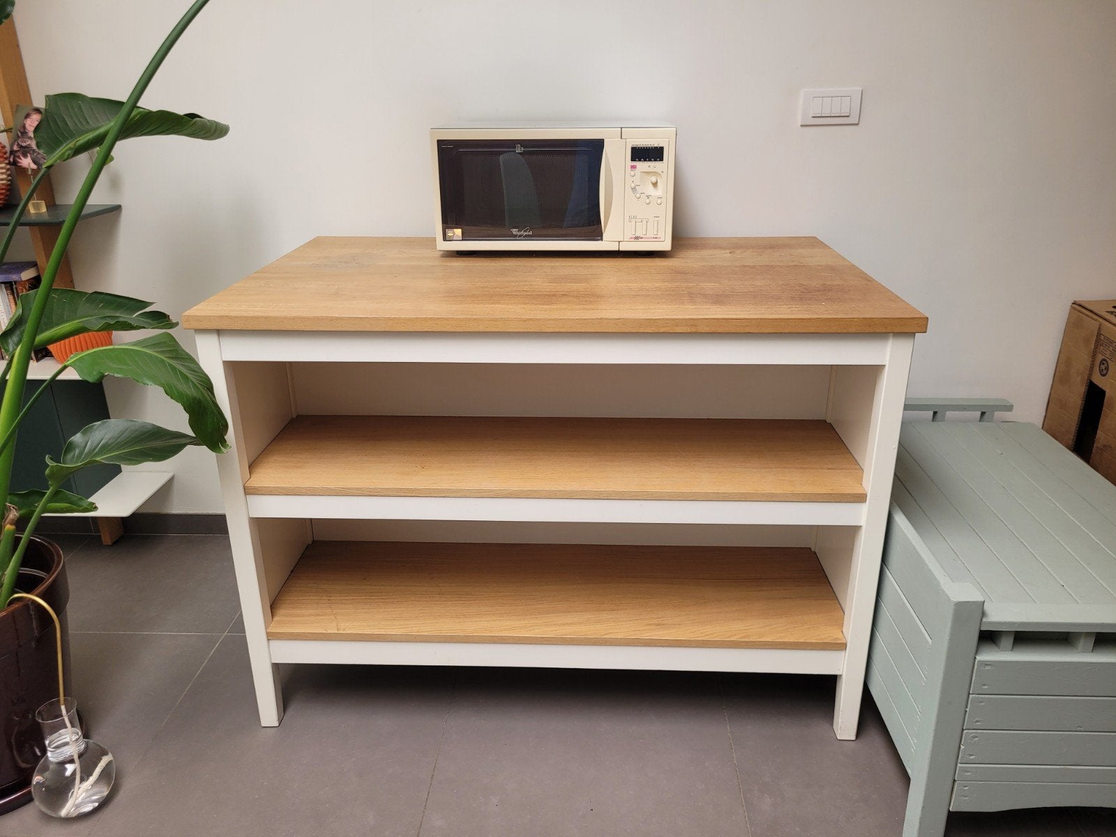 Keukeneiland IKEA, Ophalen, Wit, 50 tot 100 cm, Zo goed als nieuw