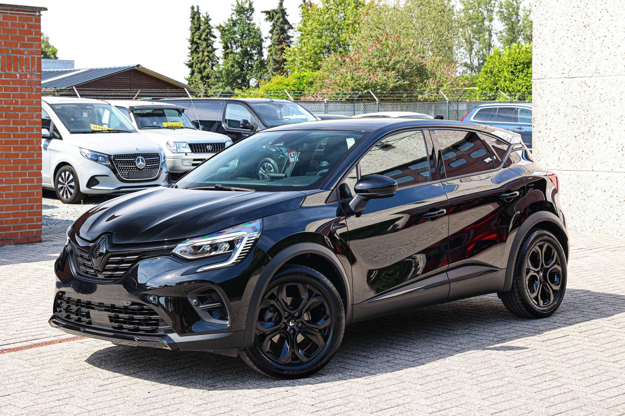 Renault Captur BENZINE-HYBRIDE*AUTOMAAT*BLACK-EDITION*STUURW, Autos, Renault, Entreprise, Achat, Captur, ABS, Régulateur de distance
