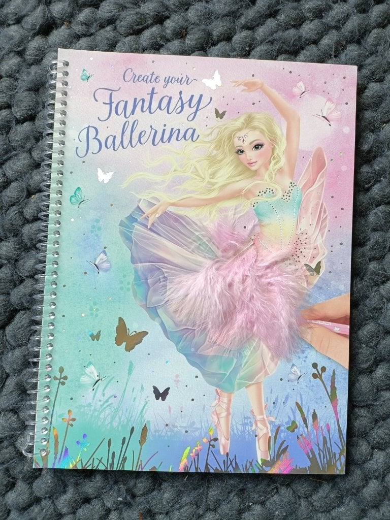 TOPModel Create your Fantasy Ballerina stickerboek, Enlèvement, Neuf, Papier, Carnet de croquis ou à dessin