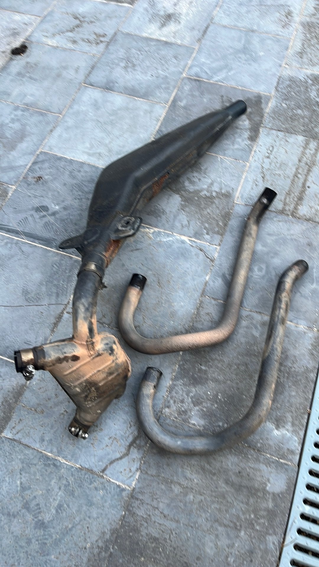 Sept. Pot d’échappement pour BMW R80 g/s, Ophalen of Verzenden