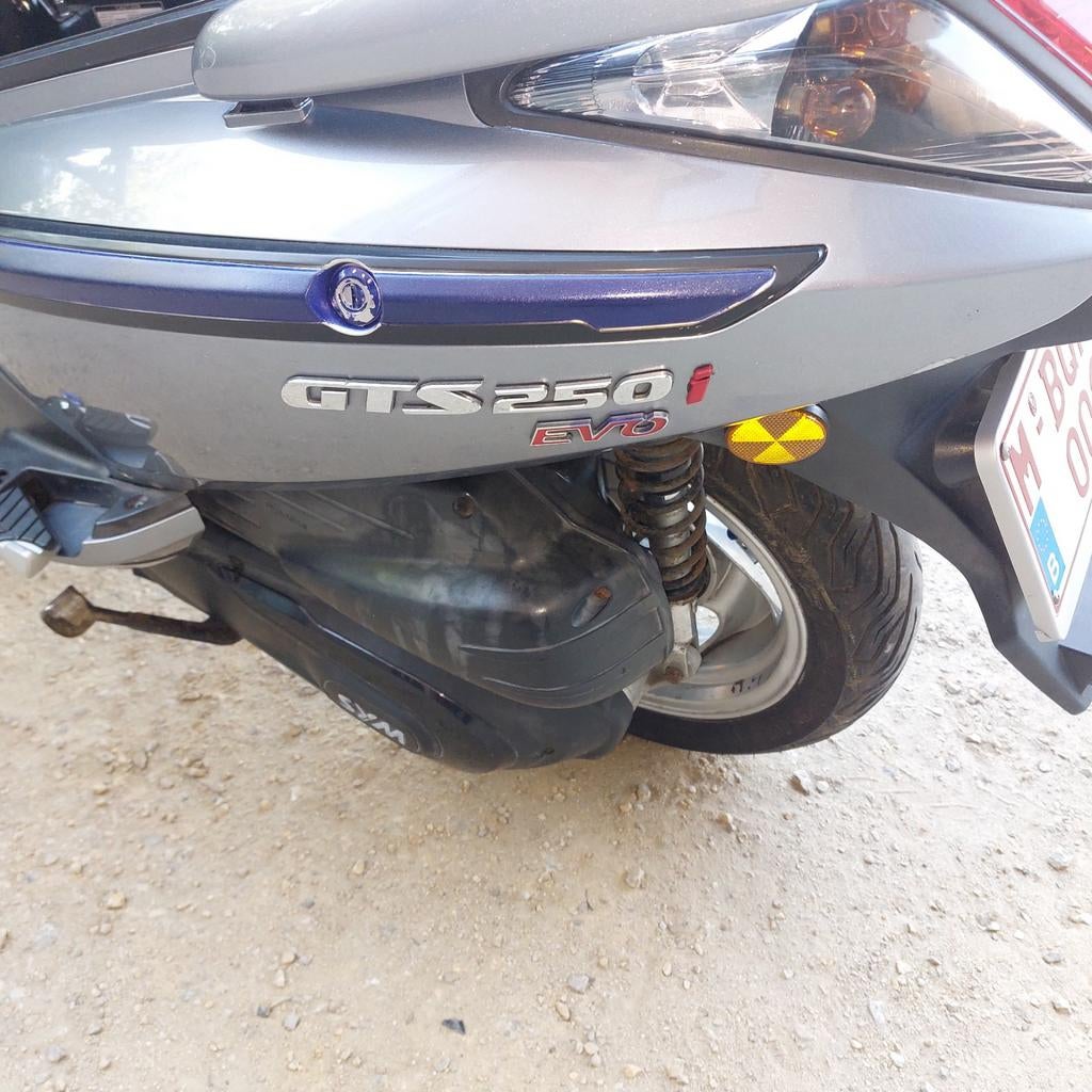 Sym gts 250. I.  cc, Enlèvement