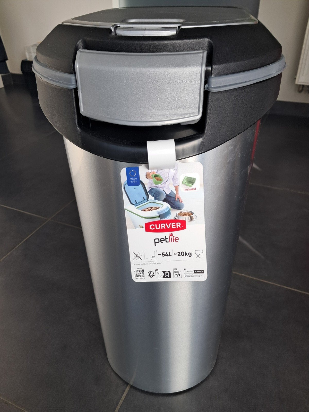 Nieuwe Curver voedselcontainer hond of kat. 54 liter, Dieren en Toebehoren, Ophalen of Verzenden, Nieuw
