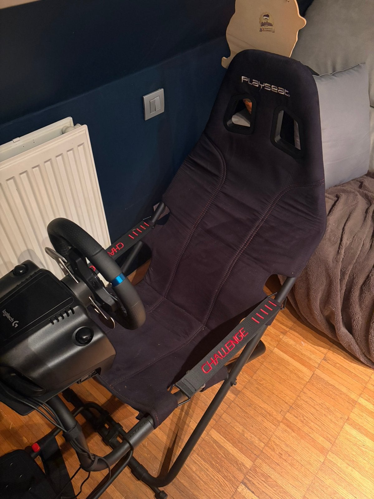 Playseat en logitech g29 racestuur, Logitech, Ophalen, Zo goed als nieuw, Racestuur