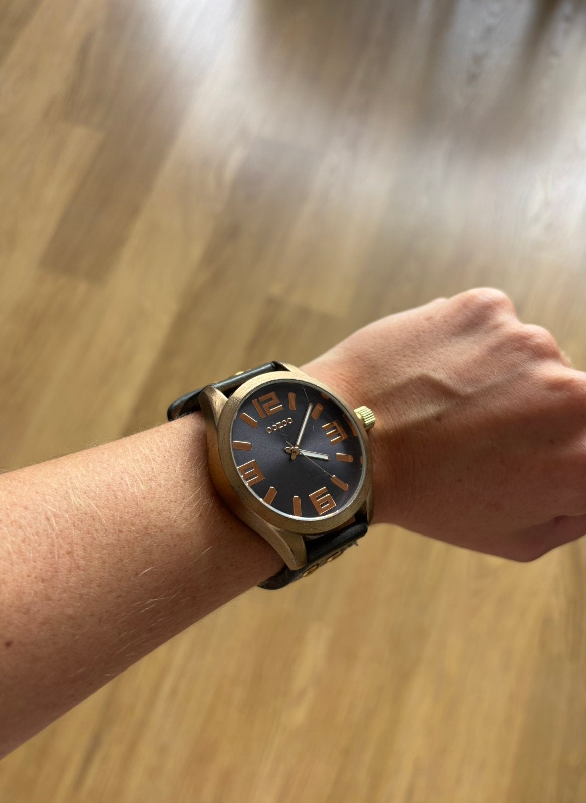 Horloge Oozoo, Montre-bracelet, Autres marques, Enlèvement ou Envoi, Cuir