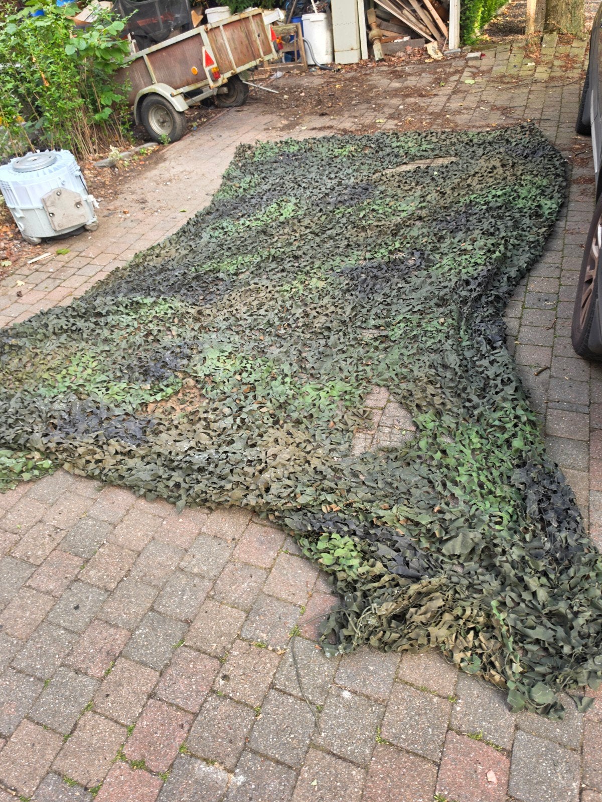 groot leger net, Ophalen
