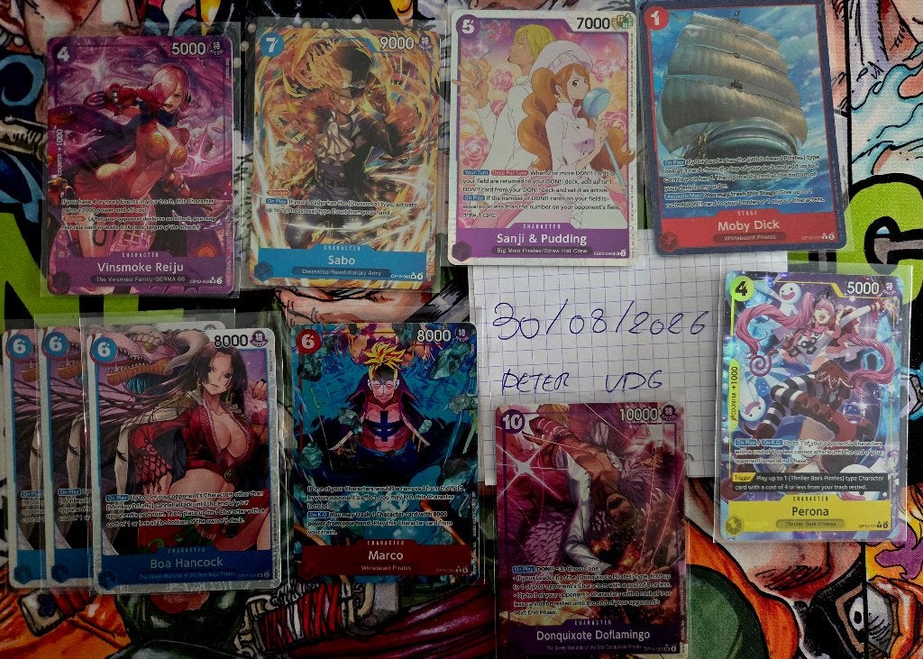 Lot met hits one piece, Foil, Nieuw, Meerdere kaarten, Ophalen of Verzenden