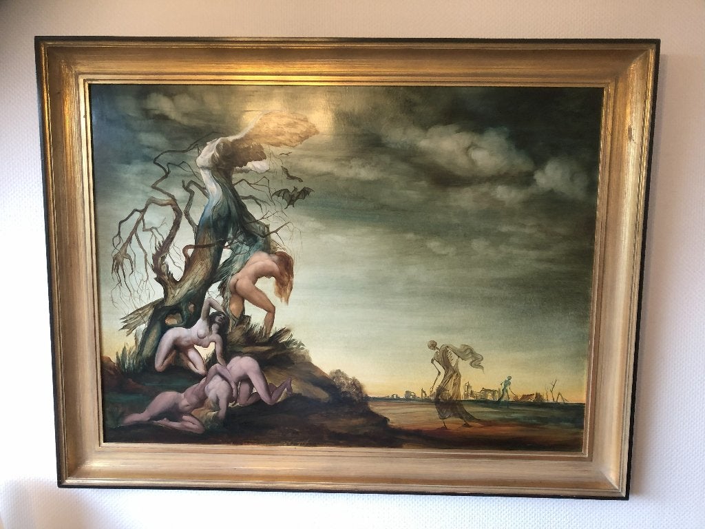 Nike van Samothrace schilderij, Autres sujets, Panneau, Surréalisme, Enlèvement