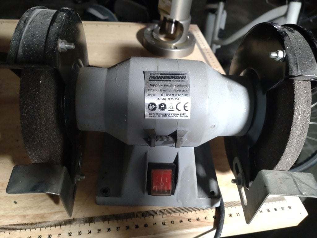Slijpmachine Brüder Mannesmann, Bricolage & Construction, Enlèvement, Comme neuf, Moins de 700 watts, Banc de travail