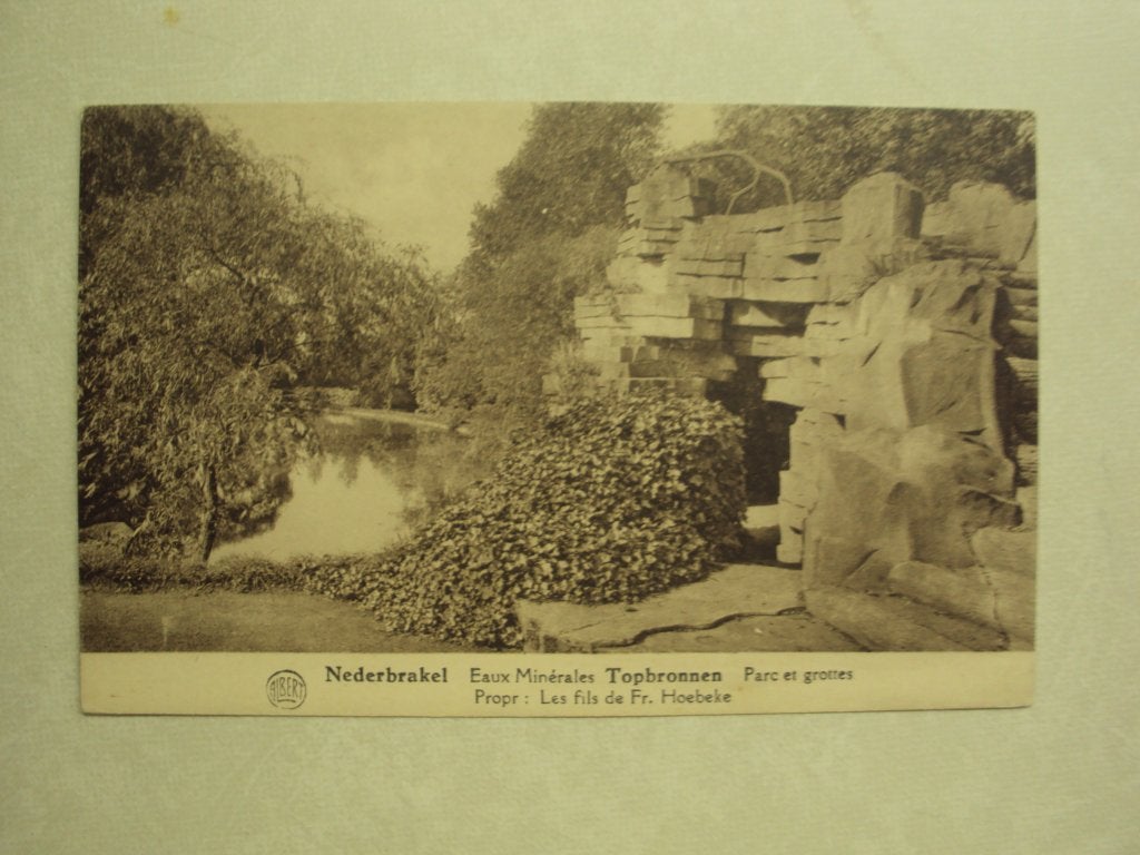 55698 - NEDERBRAKEL - EAUX MINERALES - PARK ET GROTTES, Verzamelen, Verzenden