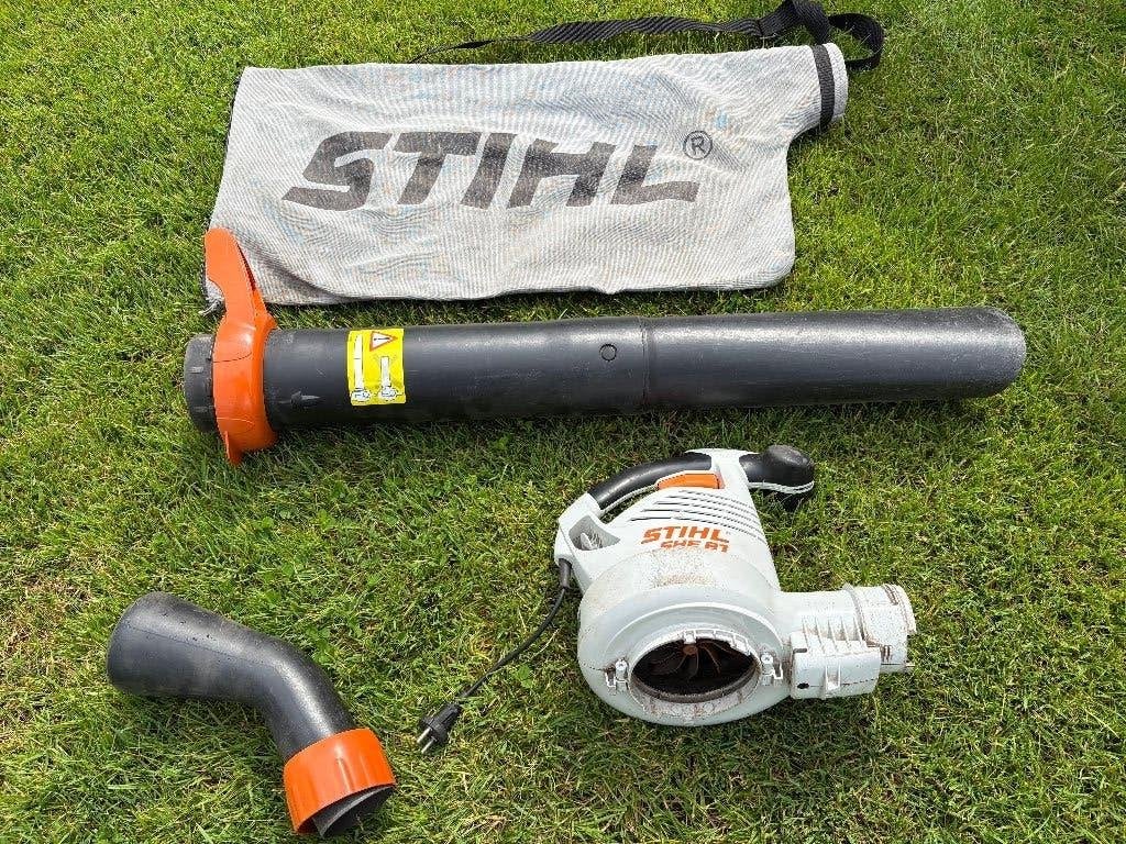 Stihl SHE 81, Tuin en Terras, Ophalen, Stihl, Gebruikt, Met opvangzak