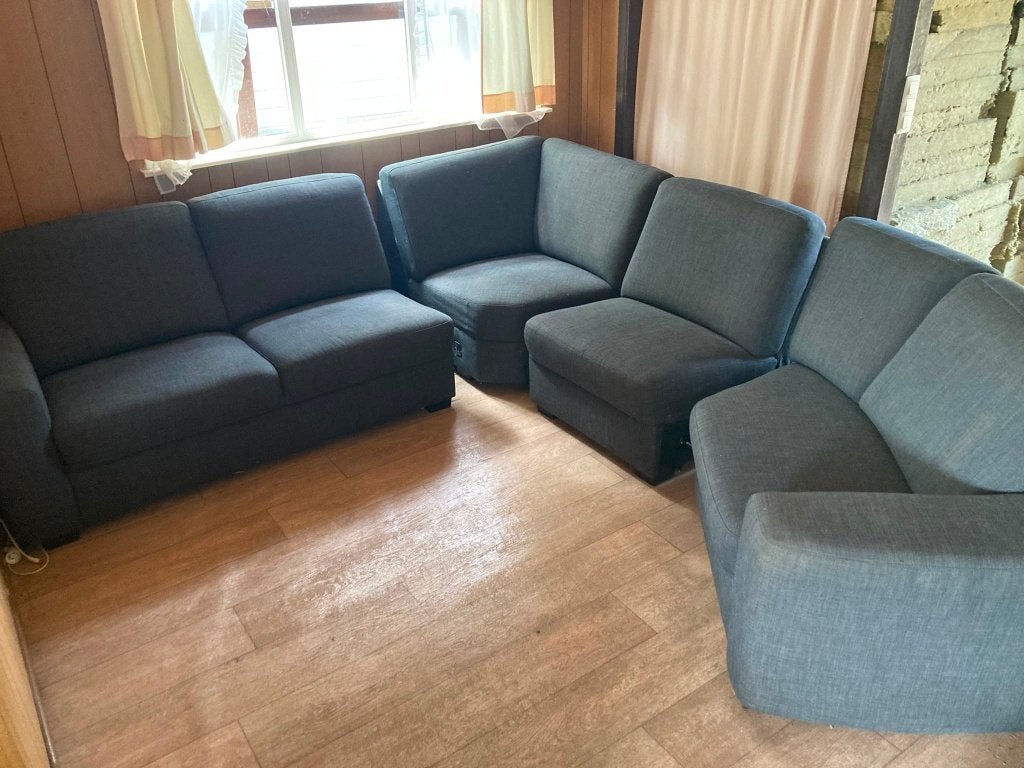 coin salon pour un minimum de 5 personnes (modulable), Maison & Meubles, Canapés | Coins salons complets, Enlèvement, Utilisé