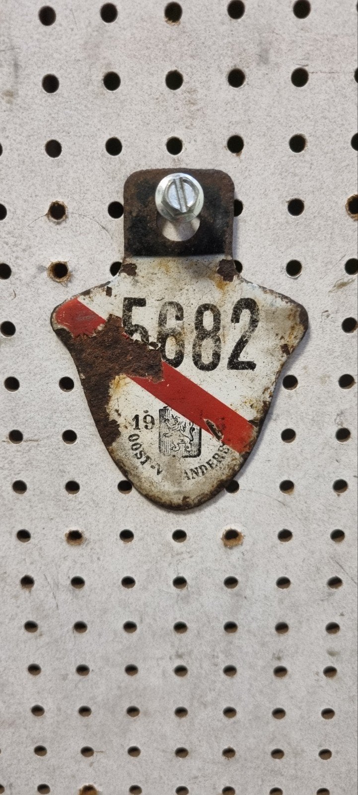 Fietsplaat 1915, Verzamelen, Ophalen of Verzenden, Gebruikt